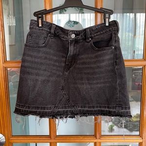 Pacsun black denim skirt
